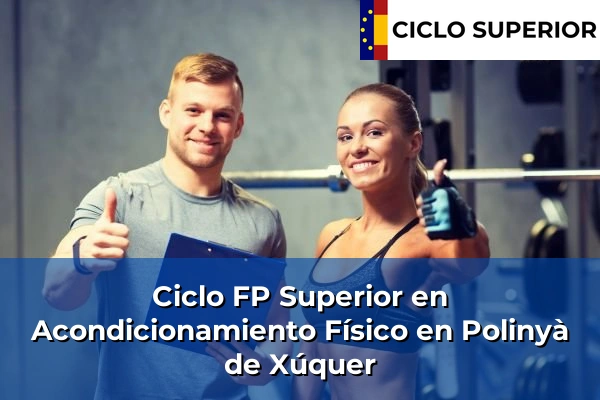 Ciclo FP de Grado Superior de Acondicionamiento Físico en Polinyà de Xúquer