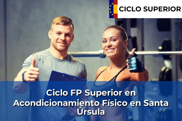 Ciclo FP de Grado Superior de Acondicionamiento Físico en Santa Úrsula