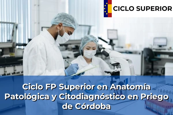 Ciclo FP de Grado Superior de Anatomía Patológica y Citodiagnóstico en Priego de Córdoba