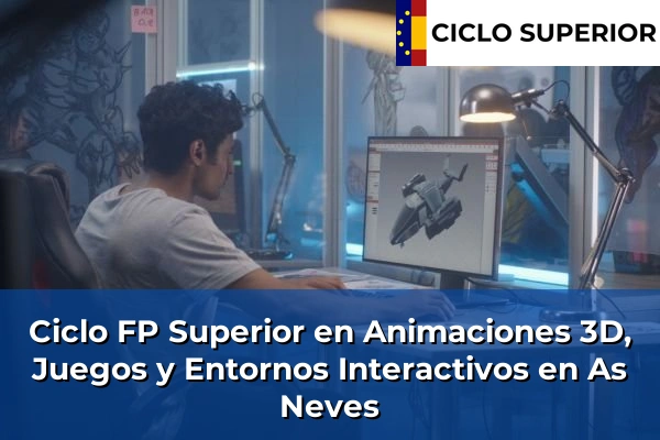 Ciclo FP de Grado Superior de Animaciones 3D, Juegos y Entornos Interactivos en As Neves