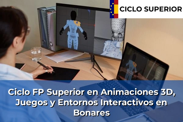 Ciclo FP de Grado Superior de Animaciones 3D, Juegos y Entornos Interactivos en Bonares