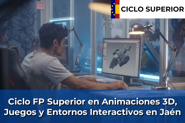 Ciclo FP de Grado Superior de Animaciones 3D, Juegos y Entornos Interactivos en Jaén