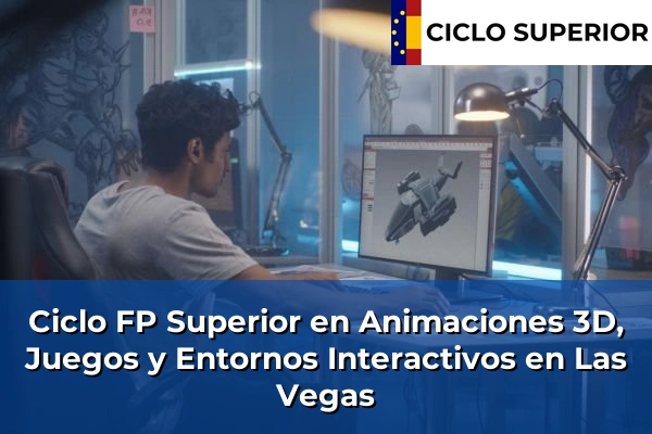 Ciclo FP de Grado Superior de Animaciones 3D, Juegos y Entornos Interactivos en Las Vegas