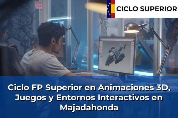 Ciclo FP de Grado Superior de Animaciones 3D, Juegos y Entornos Interactivos en Majadahonda