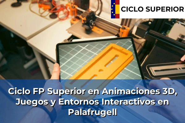 Ciclo FP de Grado Superior de Animaciones 3D, Juegos y Entornos Interactivos en Palafrugell