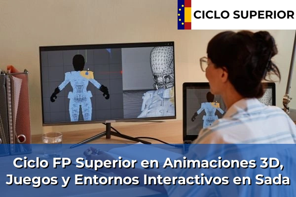 Ciclo FP de Grado Superior de Animaciones 3D, Juegos y Entornos Interactivos en Sada