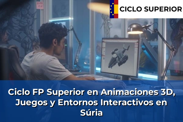 Ciclo FP de Grado Superior de Animaciones 3D, Juegos y Entornos Interactivos en Súria