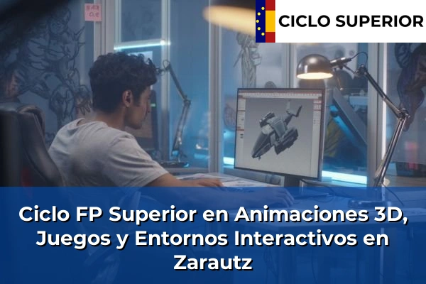 Ciclo FP de Grado Superior de Animaciones 3D, Juegos y Entornos Interactivos en Zarautz