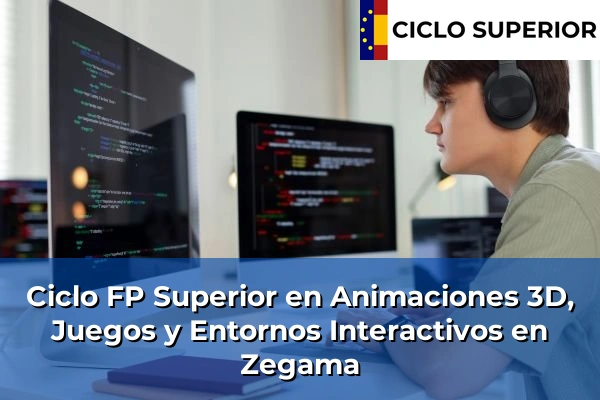 Ciclo FP de Grado Superior de Animaciones 3D, Juegos y Entornos Interactivos en Zegama