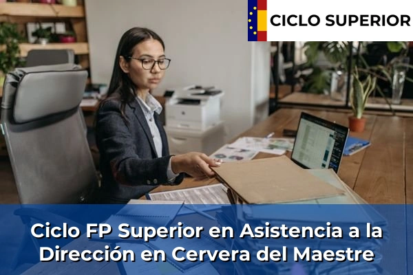 Ciclo FP de Grado Superior de Asistencia a la Dirección en Cervera del Maestre