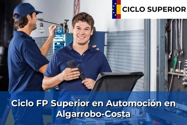 Ciclo FP de Grado Superior de Automoción en Algarrobo-Costa