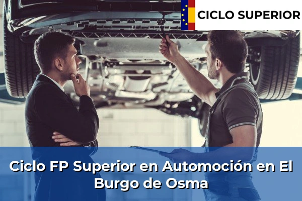 Ciclo FP de Grado Superior de Automoción en El Burgo de Osma