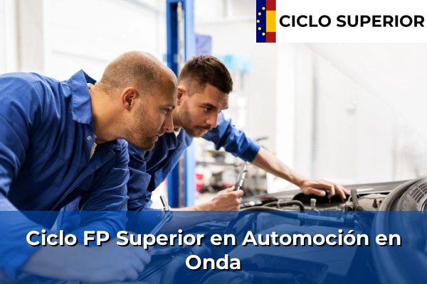 Ciclo FP de Grado Superior de Automoción en Onda