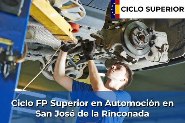 Ciclo FP de Grado Superior de Automoción en San José de la Rinconada