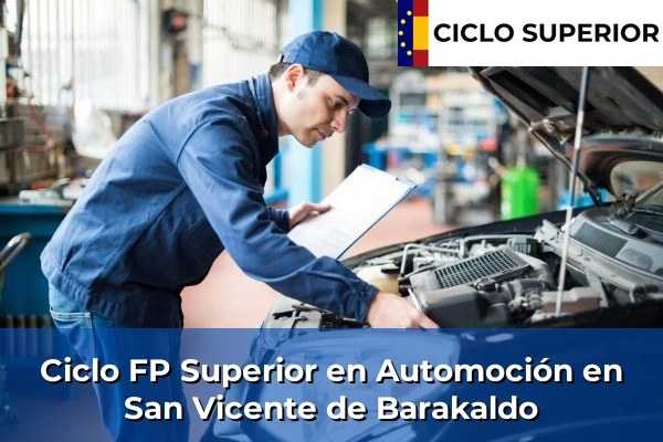 Ciclo FP de Grado Superior de Automoción en San Vicente de Barakaldo