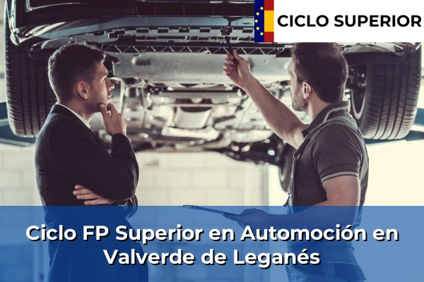 Ciclo FP de Grado Superior de Automoción en Valverde de Leganés