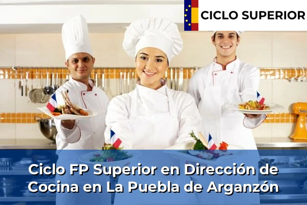 Ciclo FP de Grado Superior de Dirección de Cocina en La Puebla de Arganzón