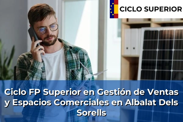 Ciclo FP de Grado Superior de Gestión de Ventas y Espacios Comerciales en Albalat Dels Sorells