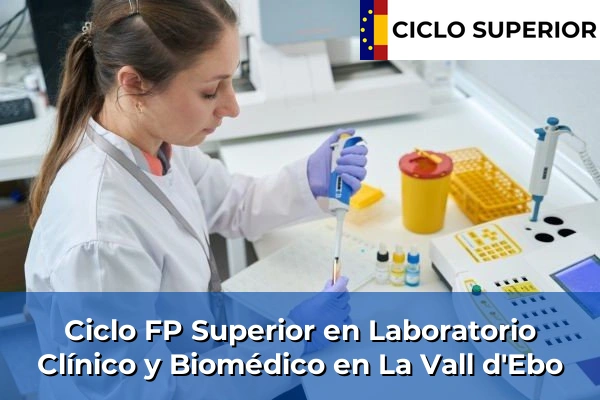 Ciclo FP de Grado Superior de Laboratorio Clínico y Biomédico en La Vall d'Ebo