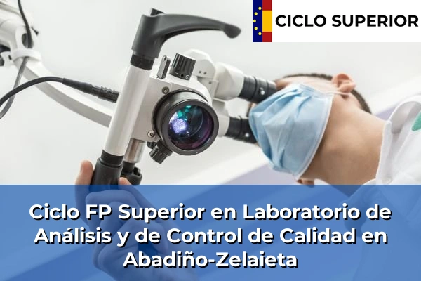 Ciclo FP de Grado Superior de Laboratorio de Análisis y de Control de Calidad en Abadiño-Zelaieta