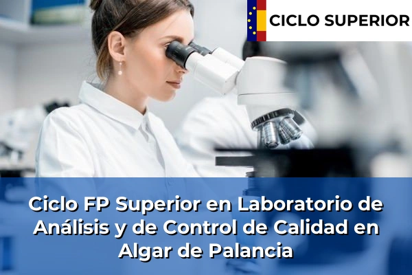 Ciclo FP de Grado Superior de Laboratorio de Análisis y de Control de Calidad en Algar de Palancia