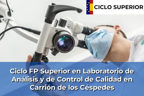 Ciclo FP de Grado Superior de Laboratorio de Análisis y de Control de Calidad en Carrión de los Céspedes