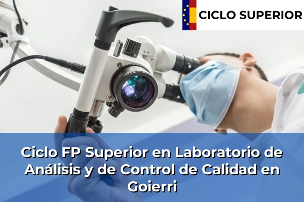 Ciclo FP de Grado Superior de Laboratorio de Análisis y de Control de Calidad en Goierri